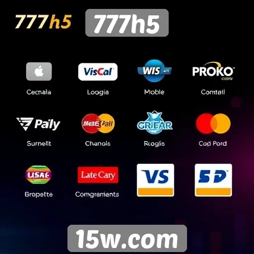 Comparação de métodos de pagamento no 777h5