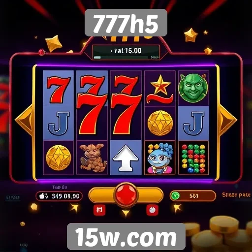 Exploração da interface do usuário do 777h5